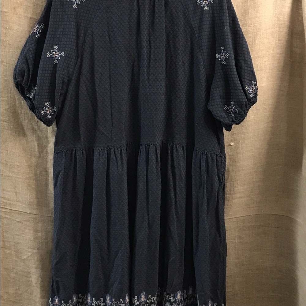 Embroidered Knox Rose Navy Blue Women's Boho Dress Size XXL - Picture 3 of 5